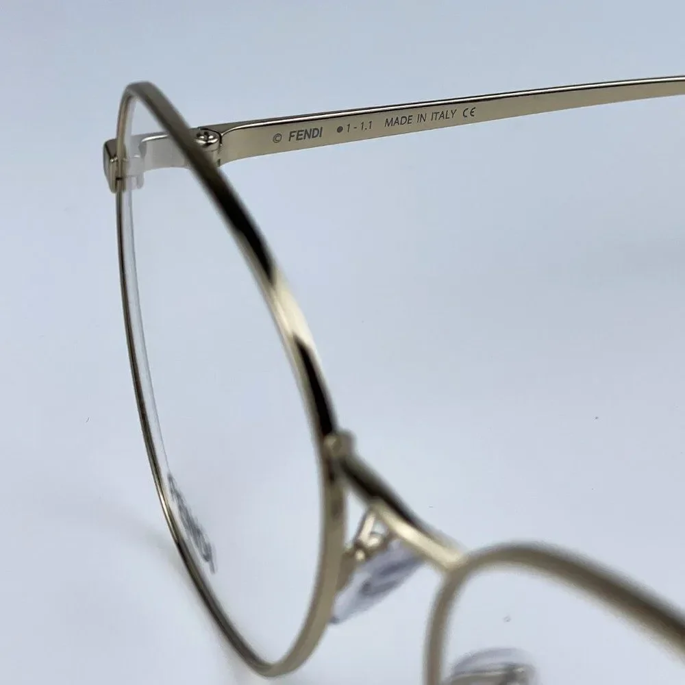 NEW Fendi FE50007U  033  Light Gold Butterfly Women Eyeglasses - Picture 10 of 10